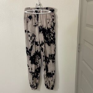 Brixton Black and Gray Tie-Dye Pants
